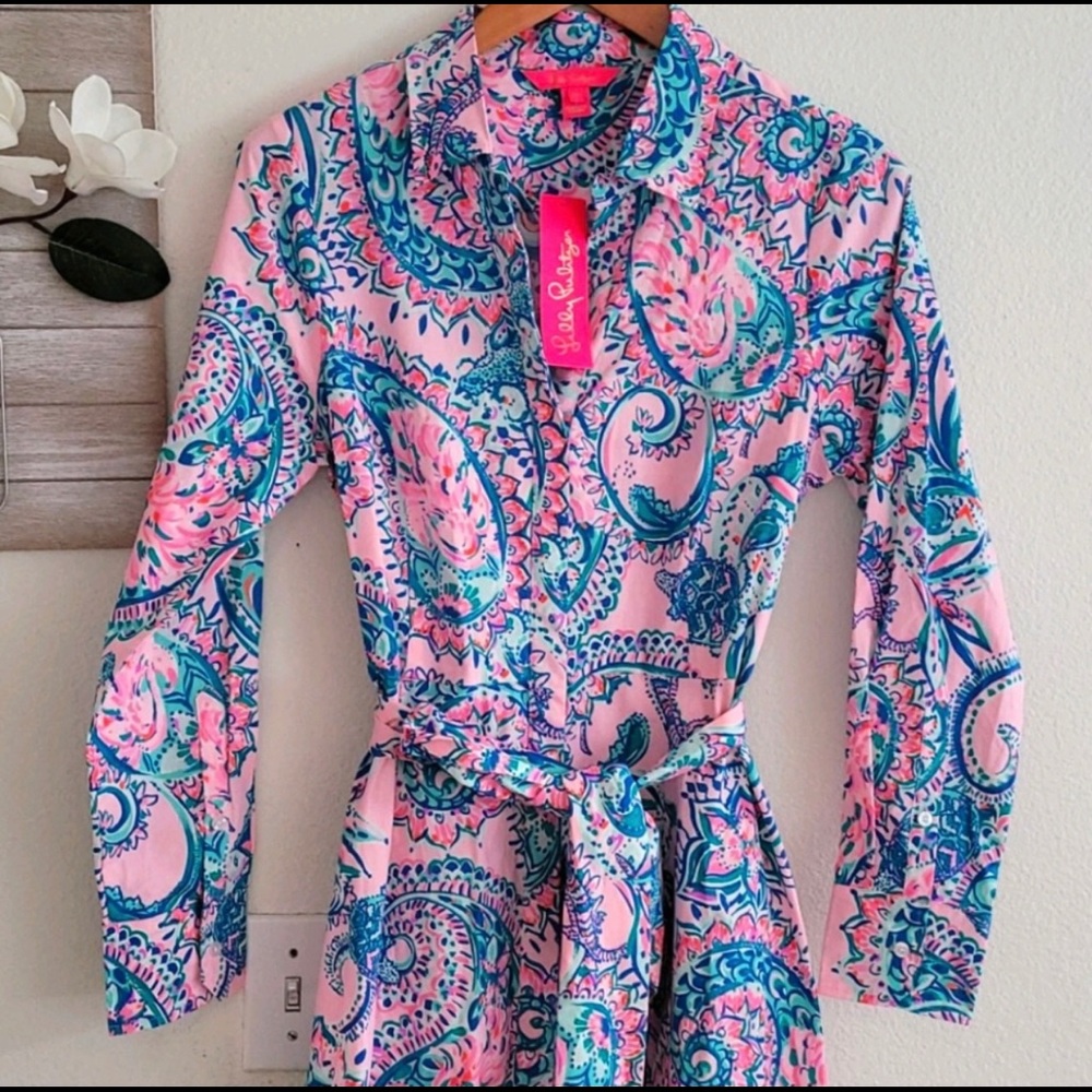 NEW WITH TAG! LILLY PULITZER SHIRT DRESS